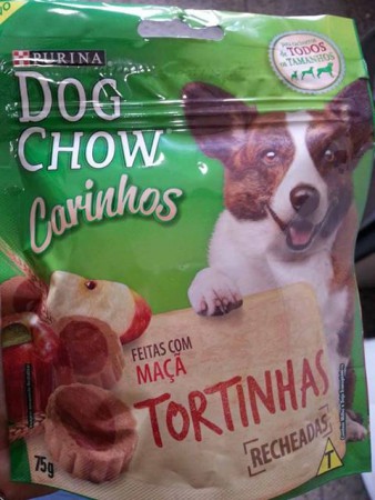 Dog Chow Tortinhas feita com maçã
